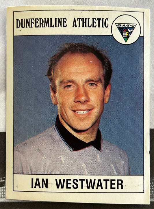 Panini Football 90 Sticker - IAN WESTWATER (DUNFERMILNE ATHLETIC) #384