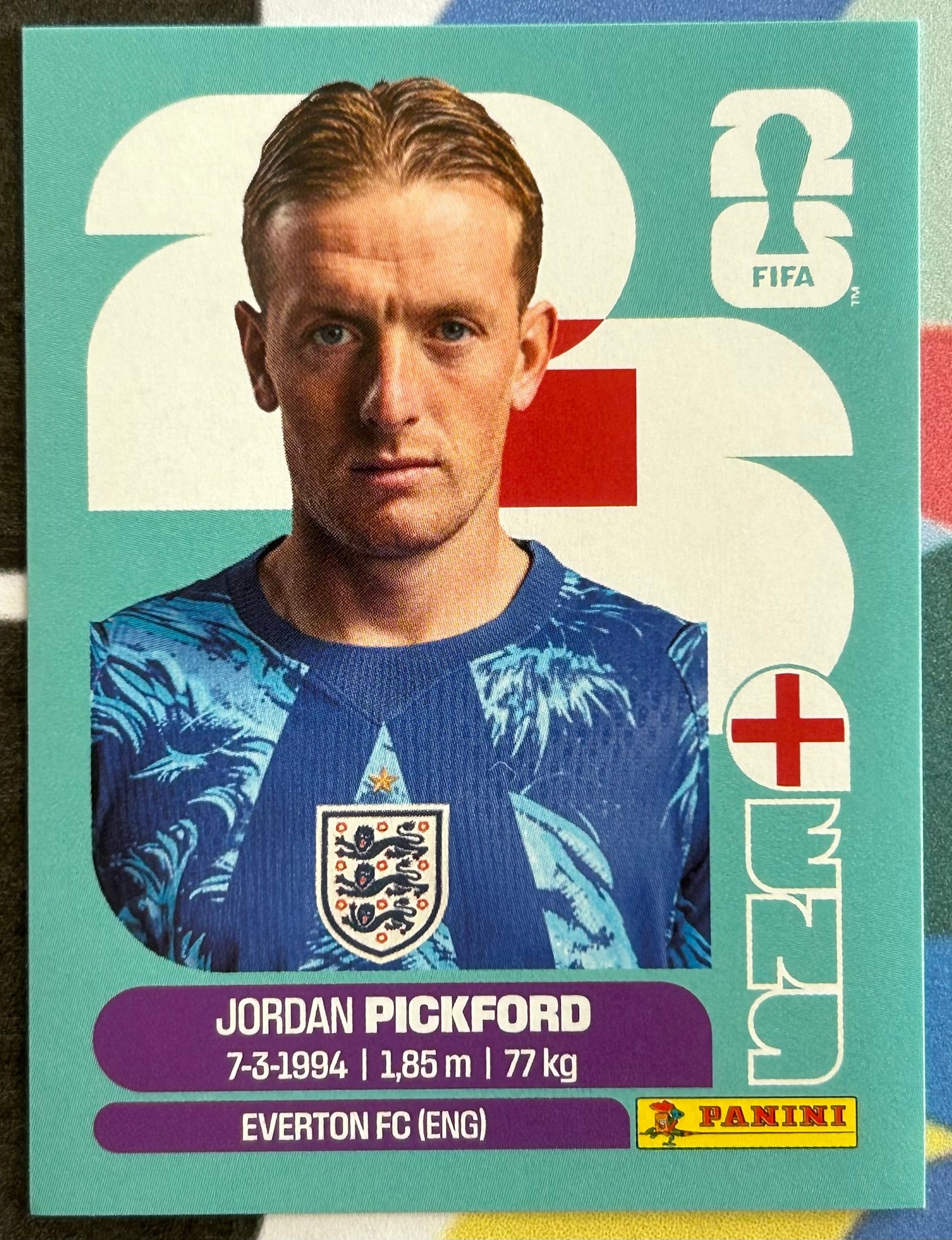Panini FIFA World Cup 2026 Official Sticker Collection - JORDAN PICKFORD (ENGLAND) ENG2