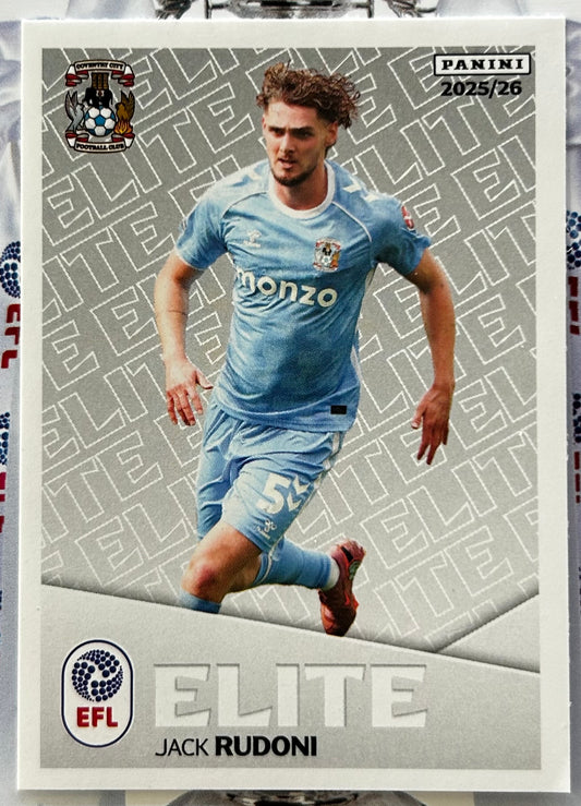 Panini EFL 2025-26 Sticker Collection - JACK RUDONI (COVENTRY CITY) Elite #235