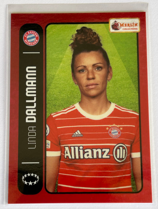2022-23 Topps Merlin Heritage 98 UEFA - LINDA DALLMANN (BAYERN MUNICH) #100