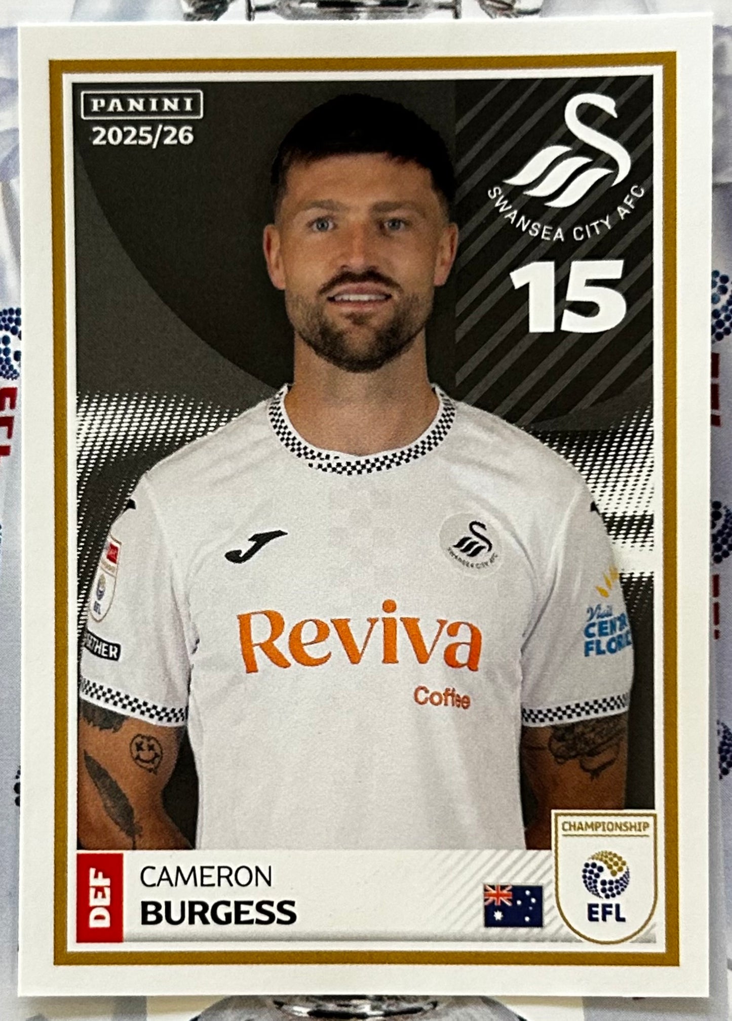Panini EFL 2025-26 Sticker Collection - Single SWANSEA CITY Stickers (#401 - #418)