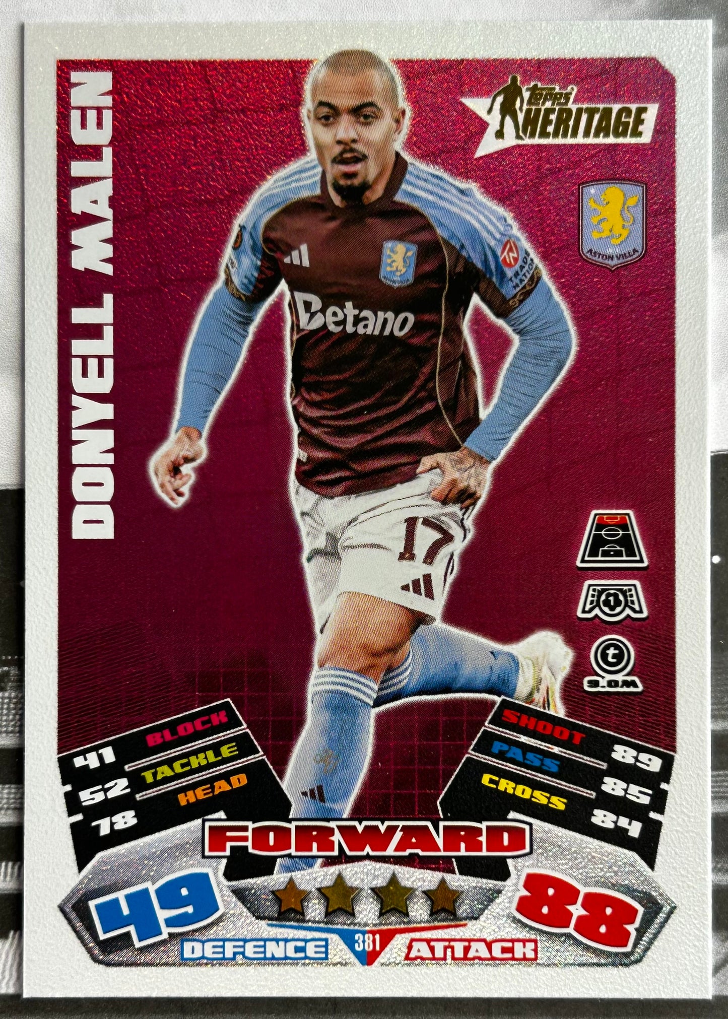 2025-26 Topps UCC Match Attax - HERITAGE Rainbow Plus Foil (#379-#405) 1:3 packs