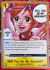EB03-060 WILL YOU BE MY SERVANT? One Piece Event Card (Yellow) English