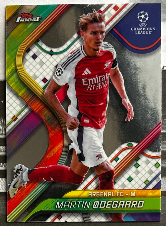 2024-25 Topps Finest UEFA Club Competitions - MARTIN ØDEGAARD (ARSENAL) Base #8