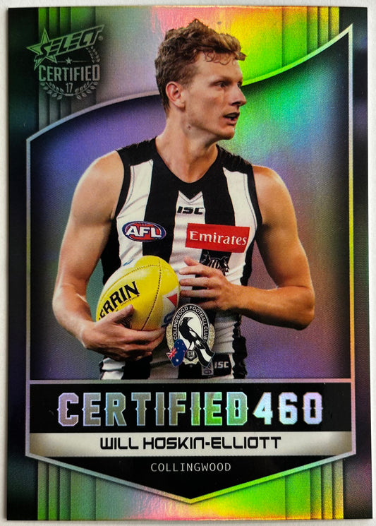 Select AFL 2017 Certified - WILL HOSKIN-ELLIOTT (COLLINGWOOD) Certified 460 C44