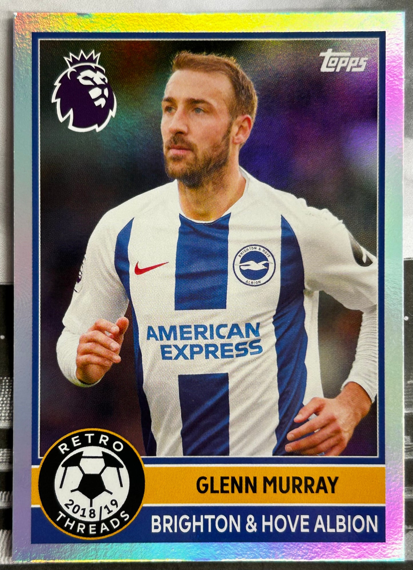 Topps Premier League 2026 Debut Edition - Single RETRO THREADS Insert Cards #381 - #400