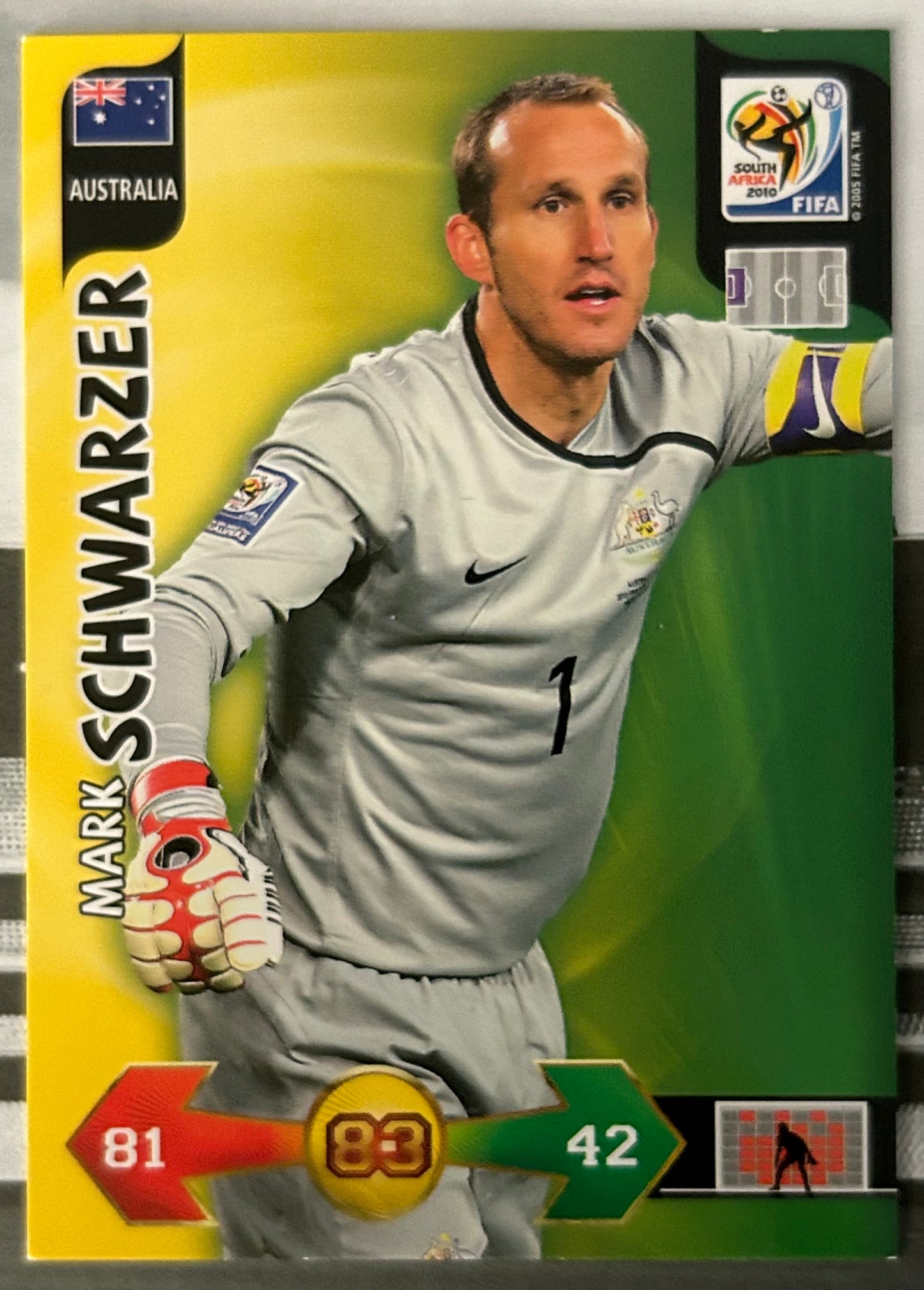 Panini Adrenalyn XL FIFA World Cup South Africa 2010 - MARK SCHWARZER (AUSTRALIA) Socceroos #21