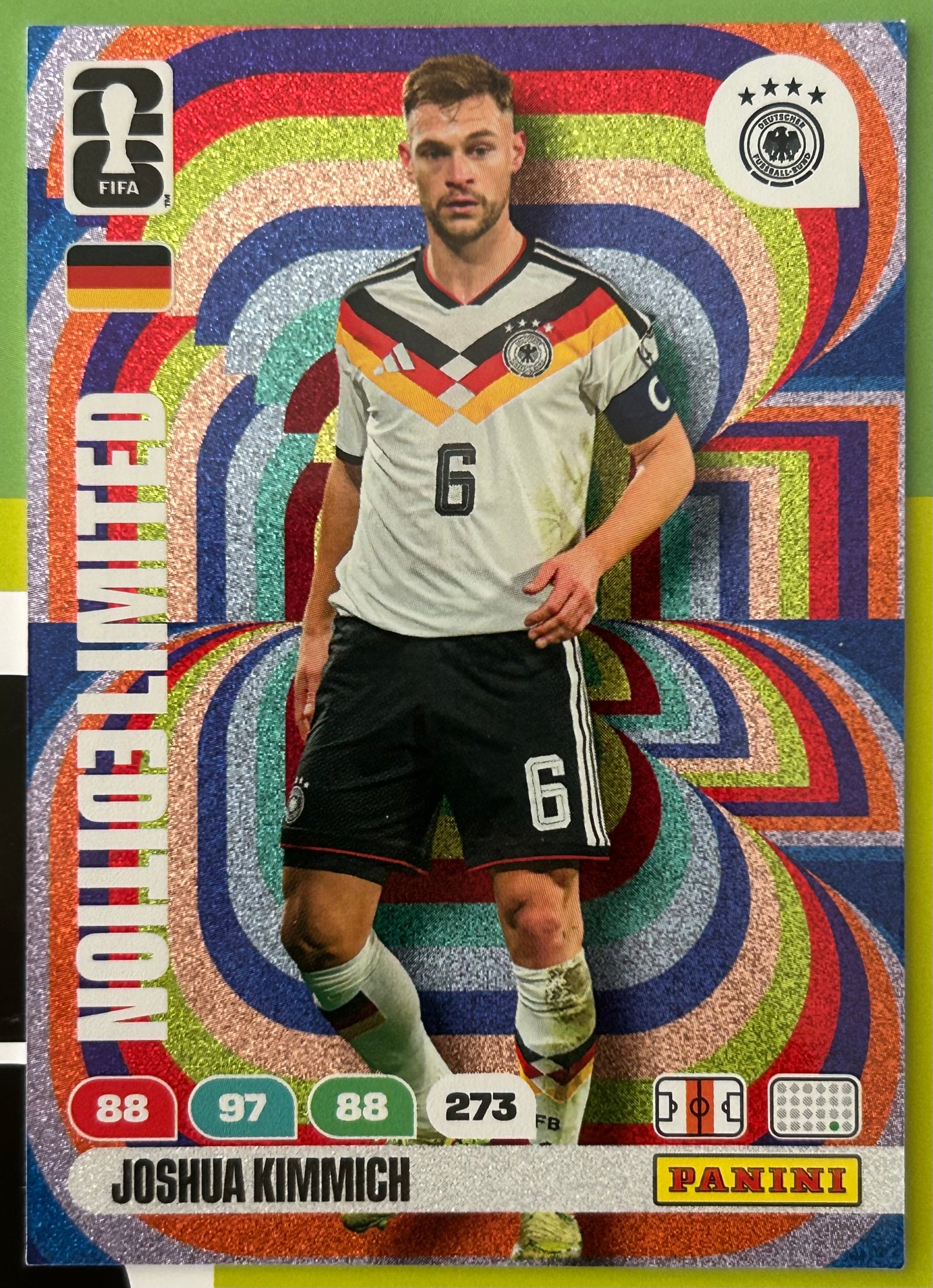 Panini FIFA World Cup 2026 Adrenalyn XL - JOSHUA KIMMICH (GERMANY) Limited Edition