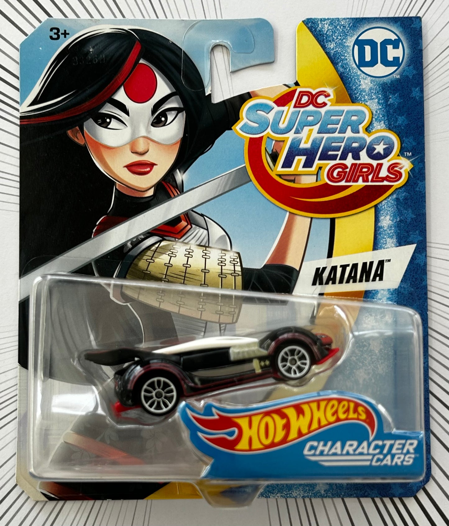 Mattel Hot Wheels Diecast Character Cars 1:64 - Katana DC Super Hero Girls