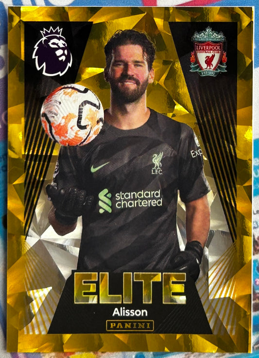 2024 Panini Premier League Sticker Collection - ALISSON (LIVERPOOL) Elite #369
