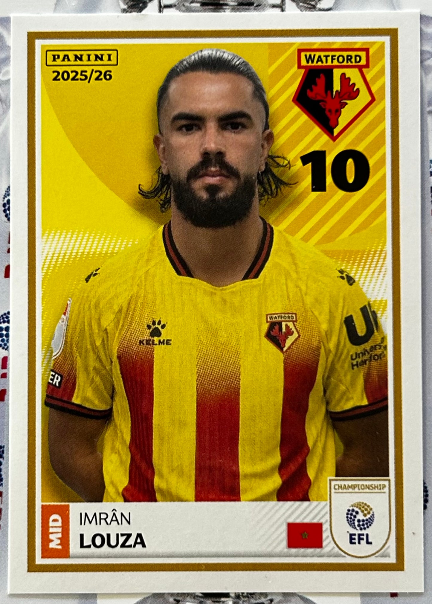Panini EFL 2025-26 Sticker Collection - Single WATFORD Stickers (#419 - #436)