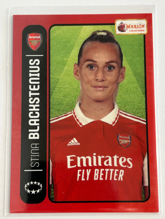 2022-23 Topps Merlin Heritage 98 UEFA - STINA BLACKSTENIUS (ARSENAL) #097