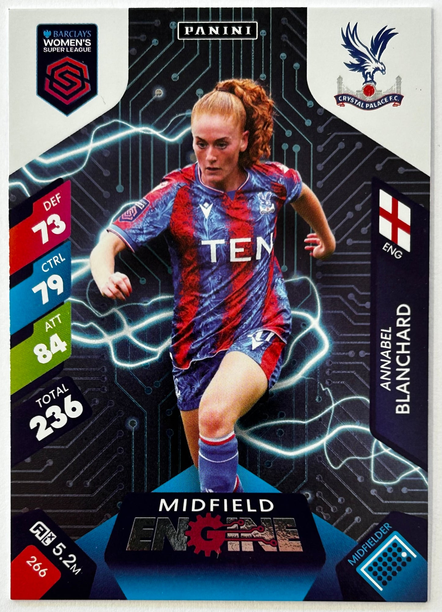 Panini Adrenalyn XL Barclays Women's Super League 2025 - Single MIDFIELD ENGINE Cards (1:4 packets) #262 - #273