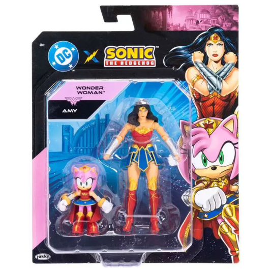 DC Comics x Sonic The Hedgehog Action Figure 2-pack - WONDER WOMAN & AMY (2026 Release)