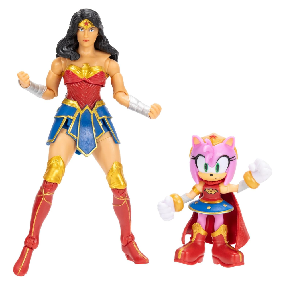 DC Comics x Sonic The Hedgehog Action Figure 2-pack - WONDER WOMAN & AMY (2026 Release)