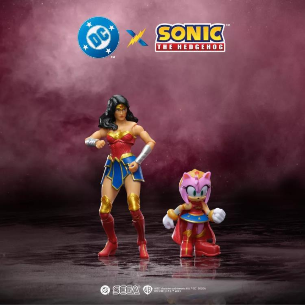 DC Comics x Sonic The Hedgehog Action Figure 2-pack - WONDER WOMAN & AMY (2026 Release)