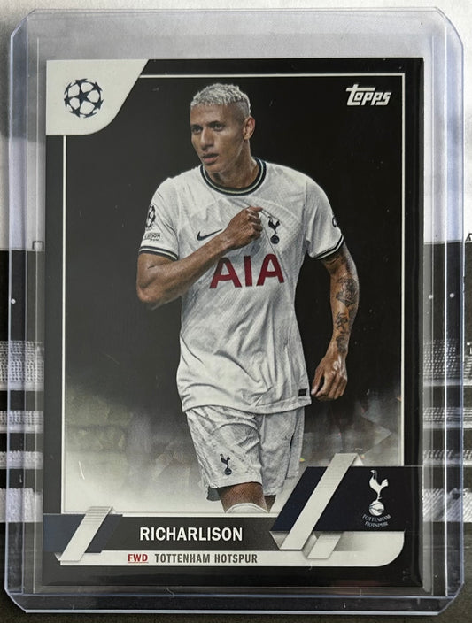 Topps UEFA Club Competitions 2022-23 - RICHARLISON (TOTTENHAM HOTSPUR) Icy Black Foil Parallel #138 /10