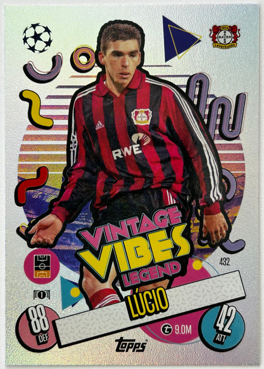 Topps 2024-25 Match Attax UEFA - LUCIO (BAYER LEVERKUSEN) Vintage Vibes #432