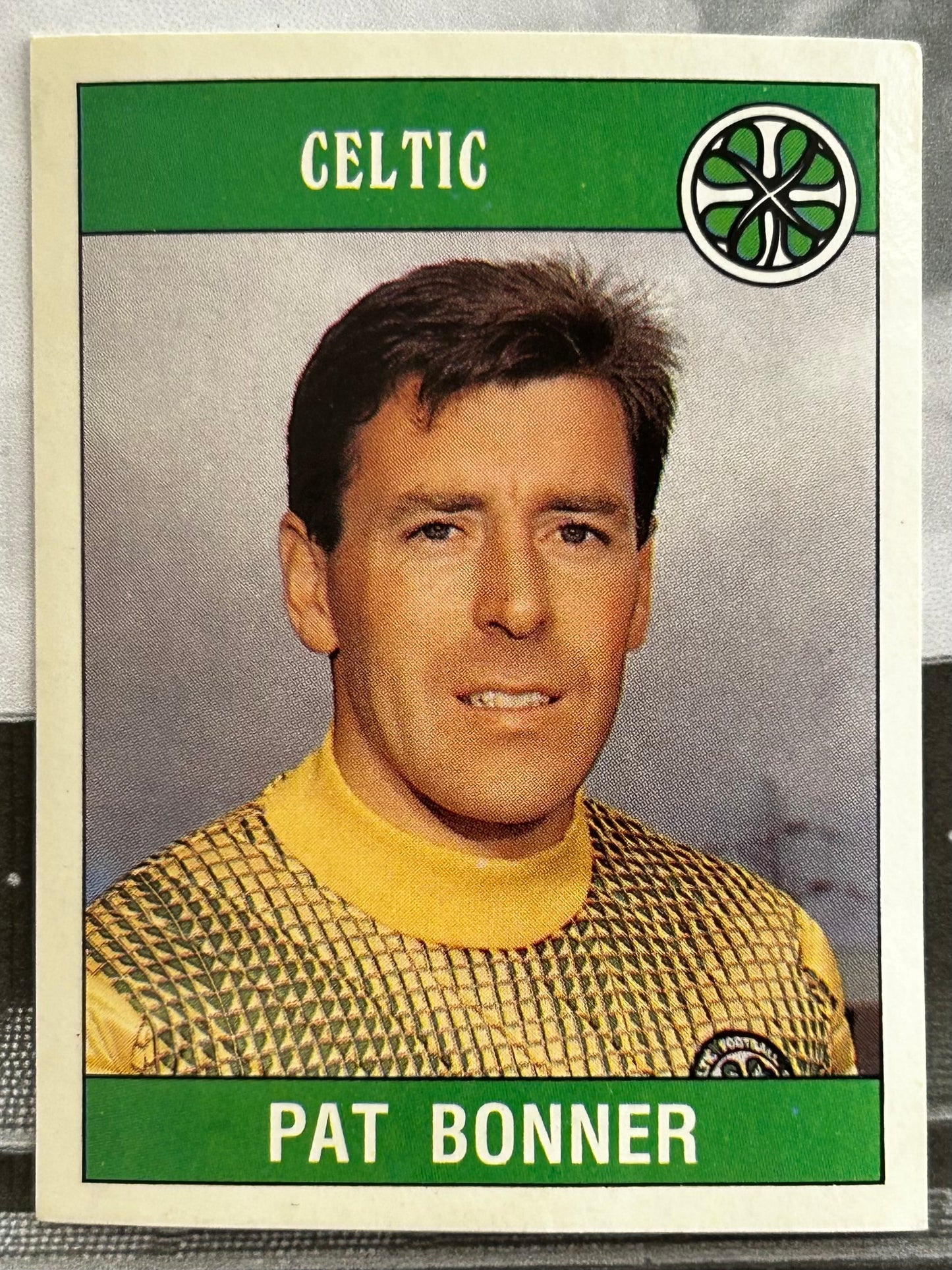 Panini Football 90 Sticker - PAT BONNER (CELTIC) #339