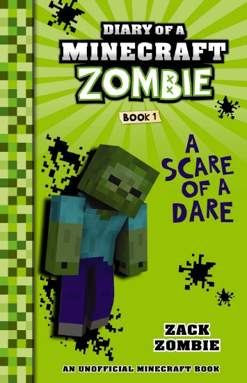 Diary of a Minecraft Zombie Books - A SCARE OF A DARE Book 1