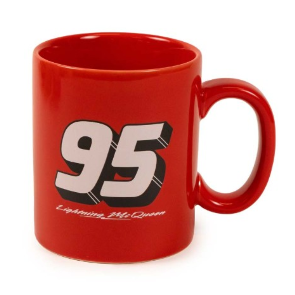 Disney Cars KA-CHOW! Lightning McQueen Red #95 Mug