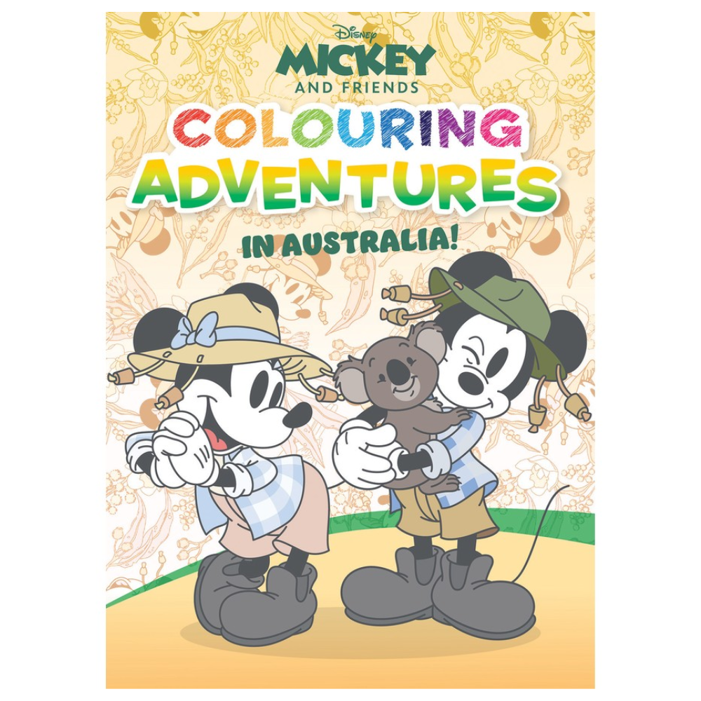 Disney Mickey & Friends: Colouring Adventures in Australia! Colouring Book