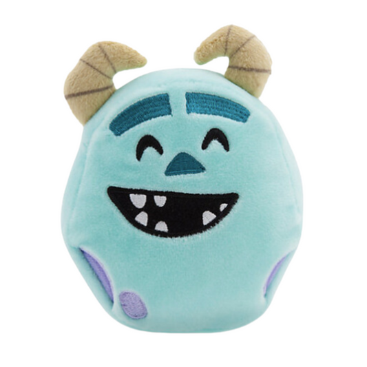 Disney Store Emoji Plush SULLEY Two Sided Reversible 6" Plush