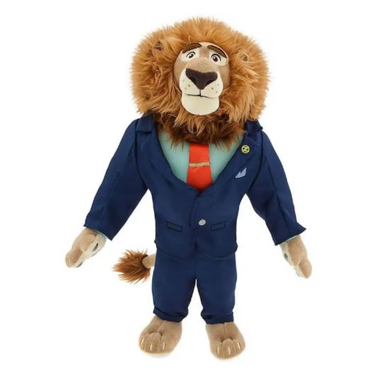 Disney Store Plush - MAYOR LEODORE LIONHEART from Zootopia (40cm Tall) Large Soft Toy
