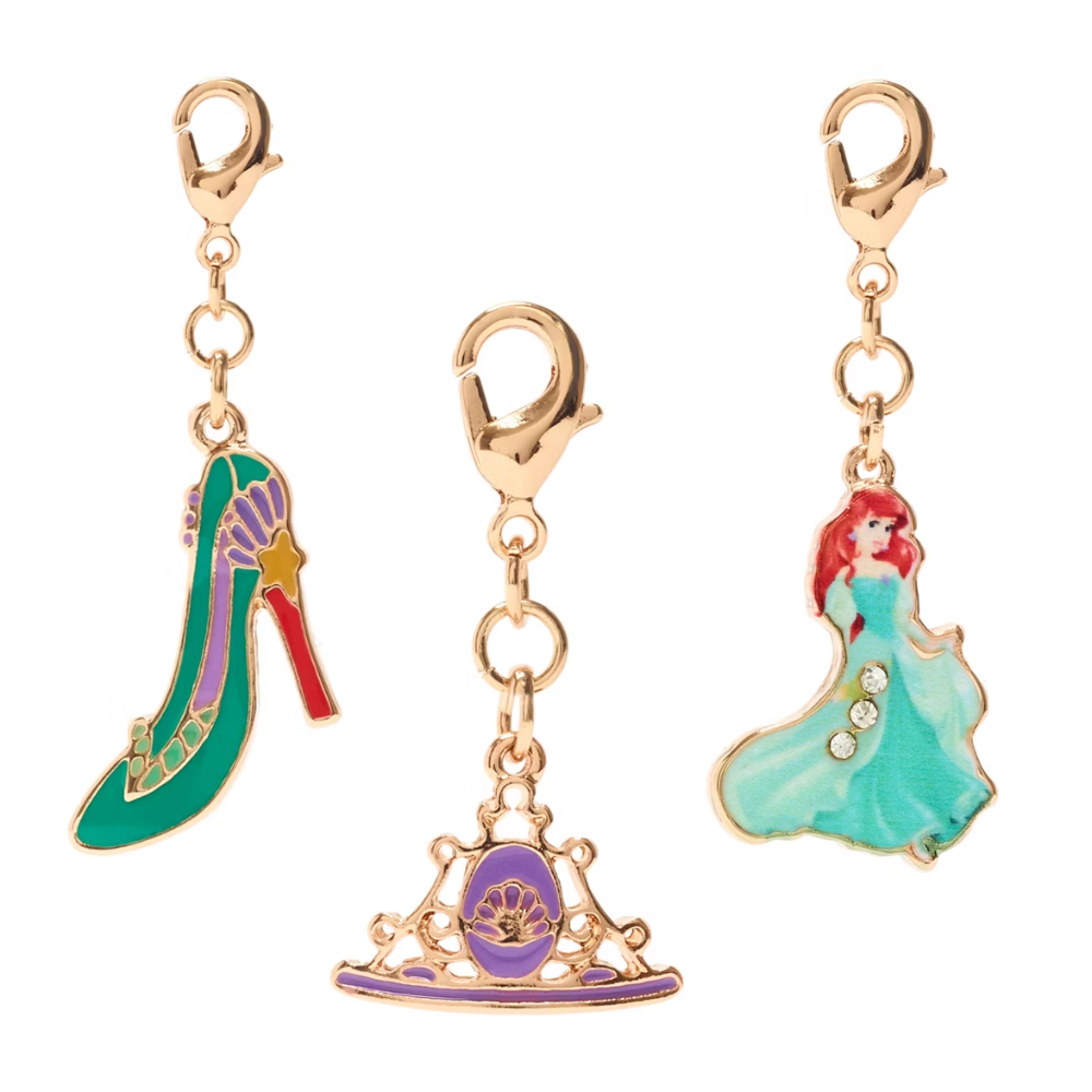 Disney Store The Little Mermaid Charm Set
