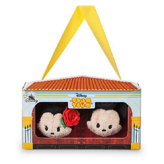 Disney Store Tsum Tsums CITY & COUNTRY SPAIN 2 PACK with Minnie & Mickey