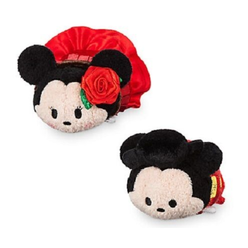 Disney Store Tsum Tsums CITY & COUNTRY SPAIN 2 PACK with Minnie & Mickey