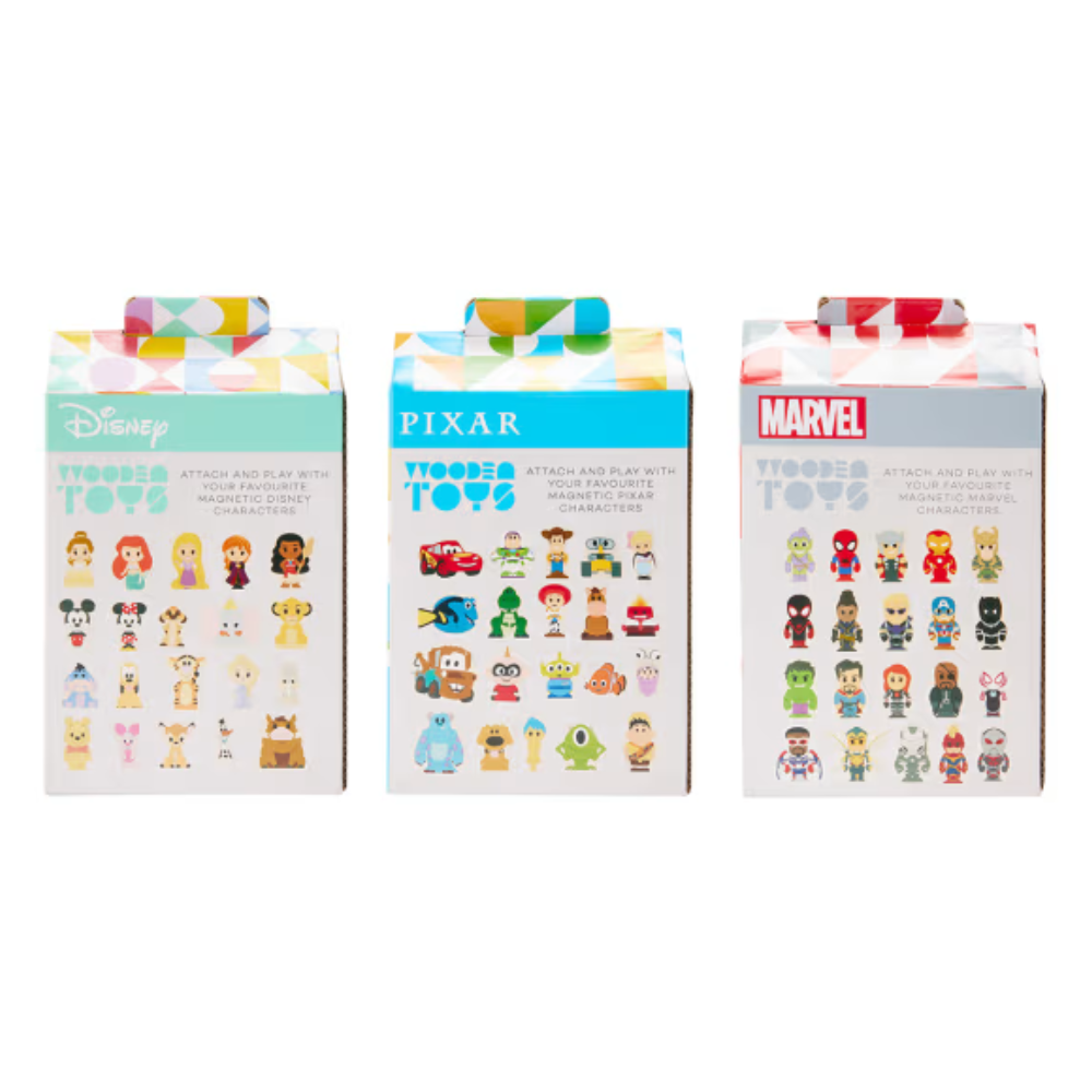 Disney Wooden Toys Magnetic Characters (Choose from Disney, Pixar or Marvel)