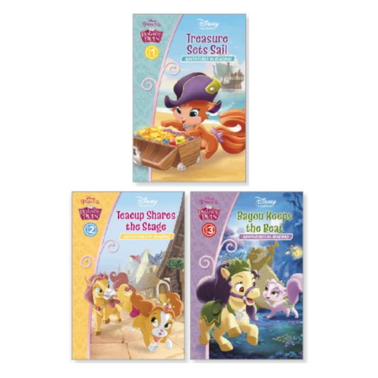 Disney Princess Books - PALACE PETS 3-PACK Adventures in Reading (Level 1, 2 & 3)