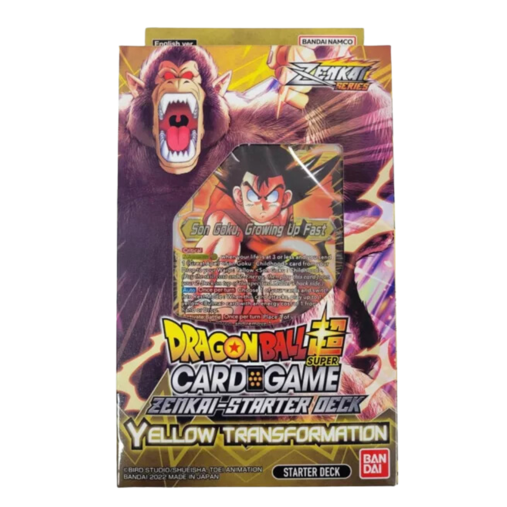 Dragon Ball Super Card Game - Yellow Transformation Starter Deck SD20 Zenkai-Series