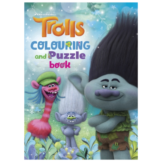 Dreamworks Trolls COLOURING & PUZZLE BOOK (2019 Release)