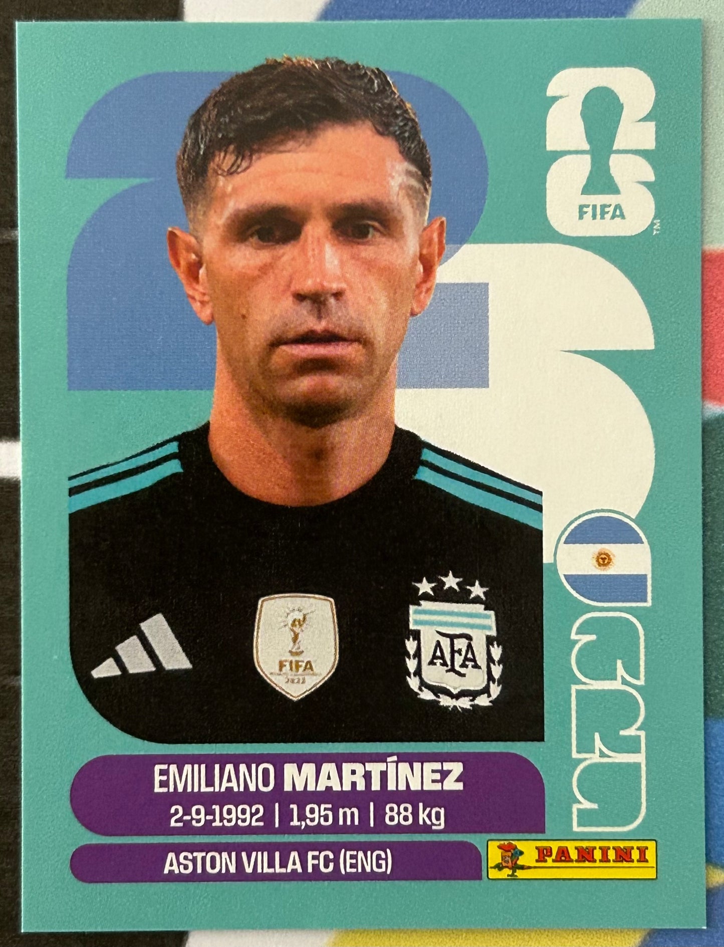 Panini FIFA World Cup 2026 Official Sticker Collection - EMILIANO MARTINEZ (ARGENTINA) ARG2