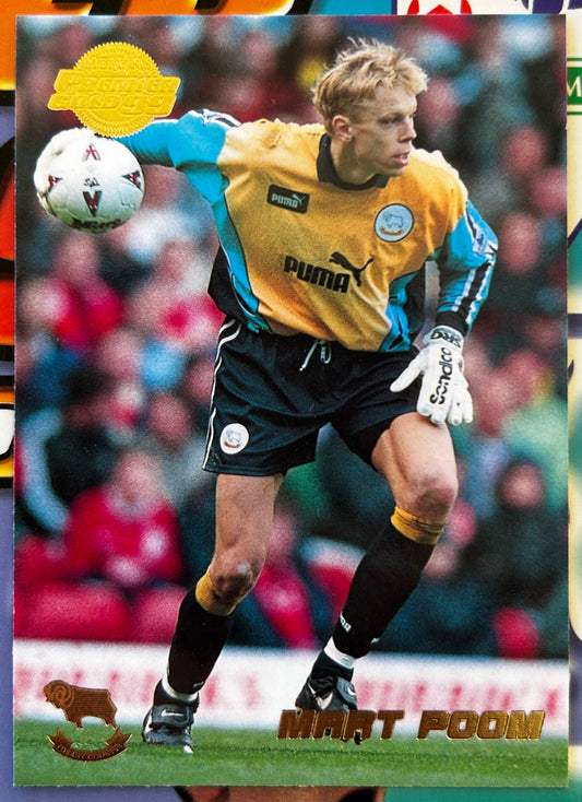 Merlin's Premier Gold 99 Trading Cards - MART POOM (DERBY COUNTY) #47