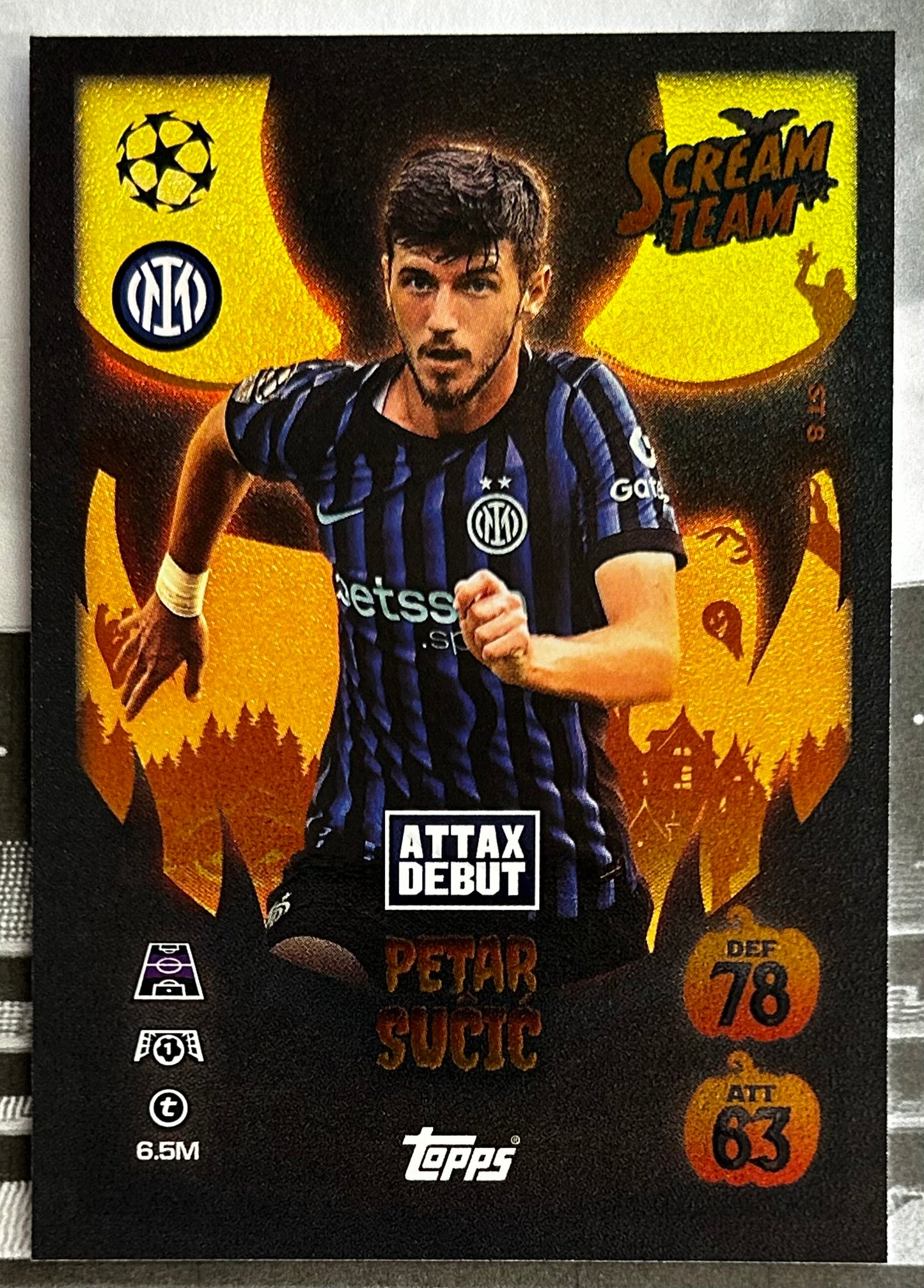 Topps 2025-26 Match Attax UEFA Update - Single SCREAM TEAM Cards (ST1 - ST16)