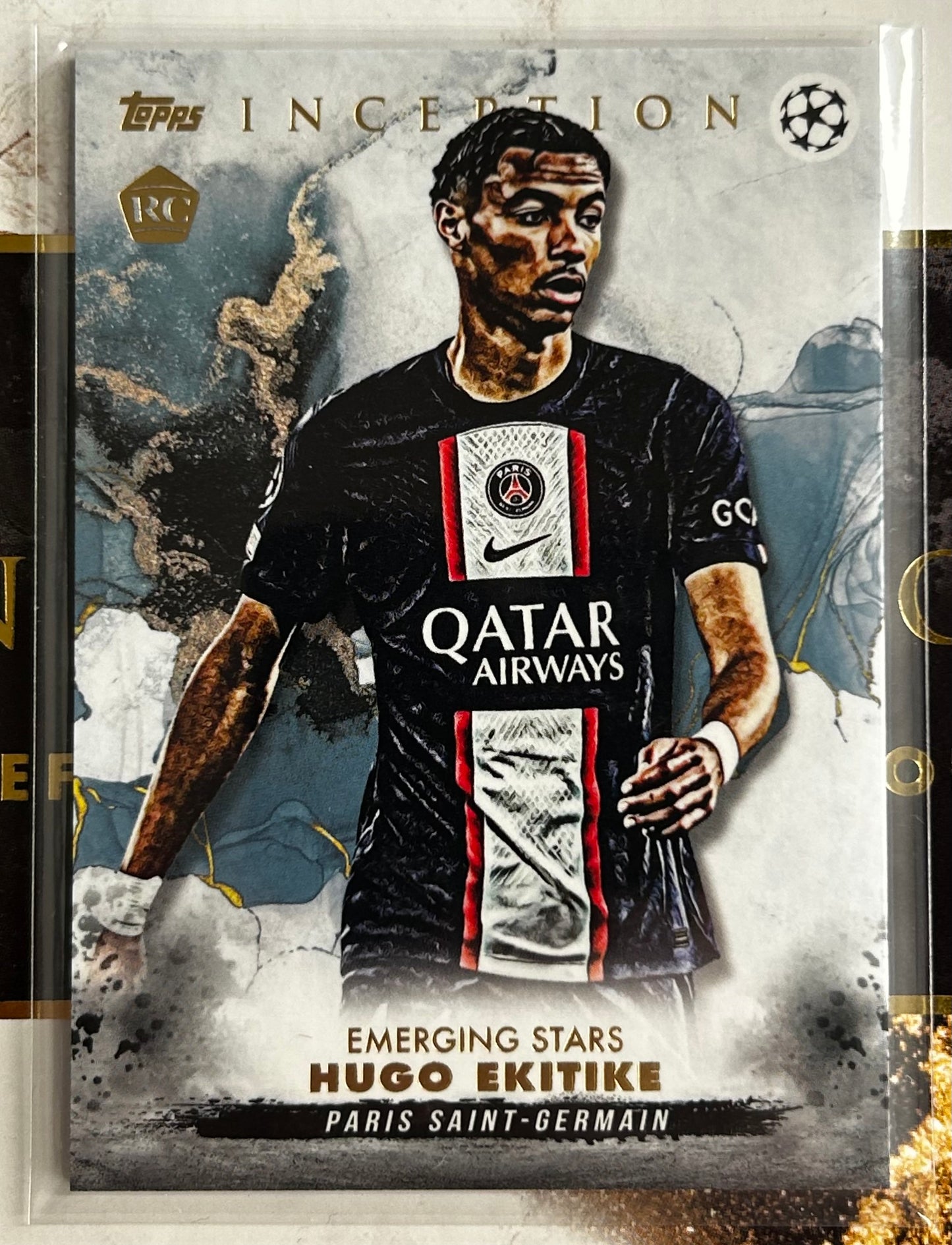 Topps UEFA Inception 2023 - HUGO EKITIKE (PSG) Emerging Stars RC Rookie