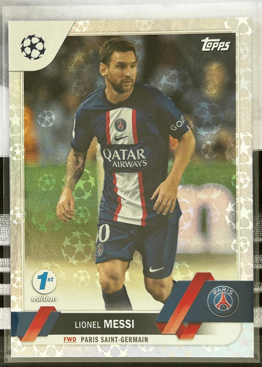 Topps UEFA Club Competitions 1st Edition 2022-23 - LIONEL MESSI (PSG) Starball #1