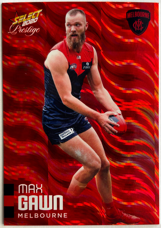 2020 AFL Select Prestige - MAX GAWN (MELBOURNE) Orange Parallel #112 /170