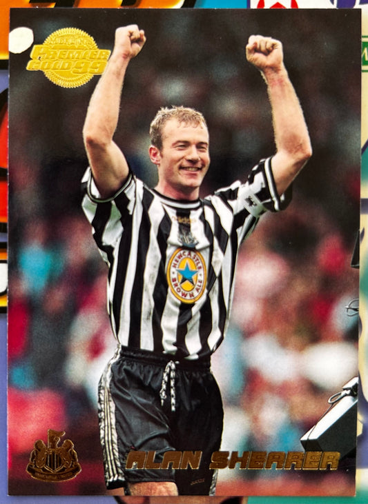 Merlin's Premier Gold 99 Trading Cards - ALAN SHEARER (NEWCASTLE UNITED) #106