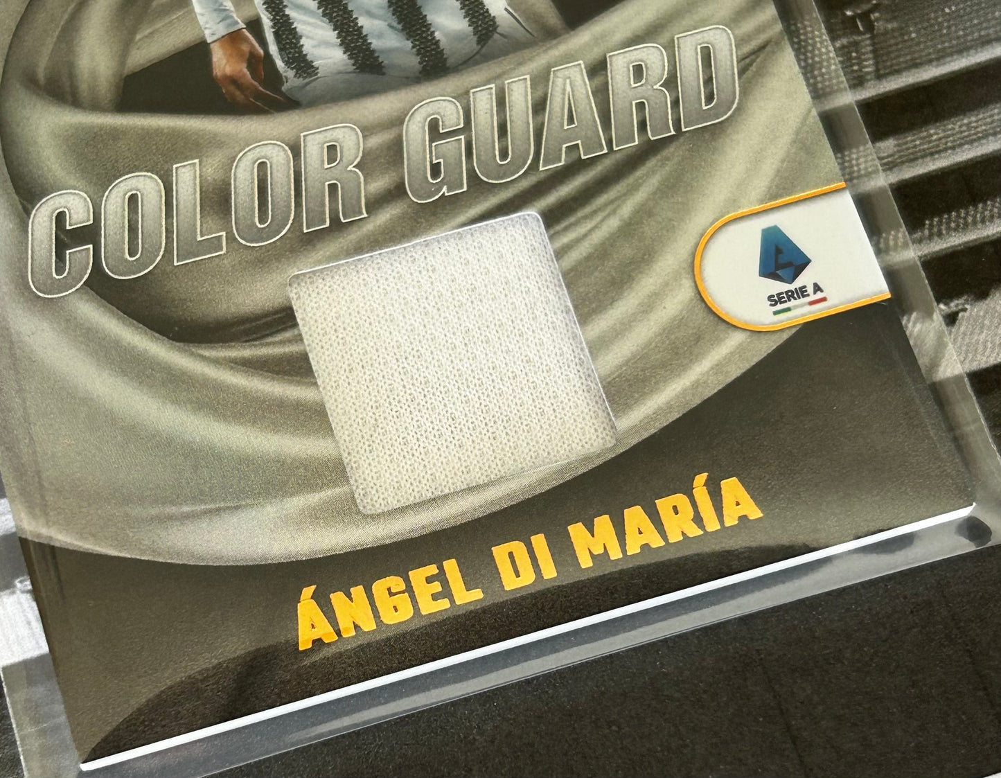 2022-23 Panini Chronicles Zenith Serie A Soccer - ANGEL DI MARIA (JUVENTUS) Colour Guard Patch CG-ADM /99