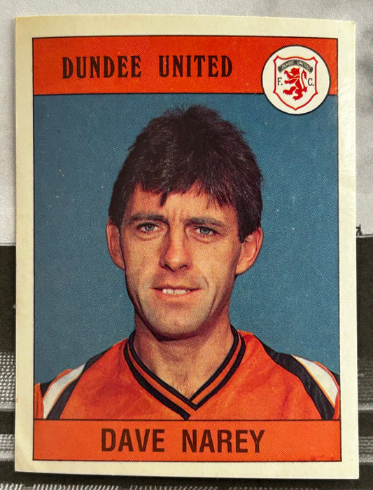 Panini Football 90 Sticker - DAVE NAREY (DUNDEE UNITED) #372