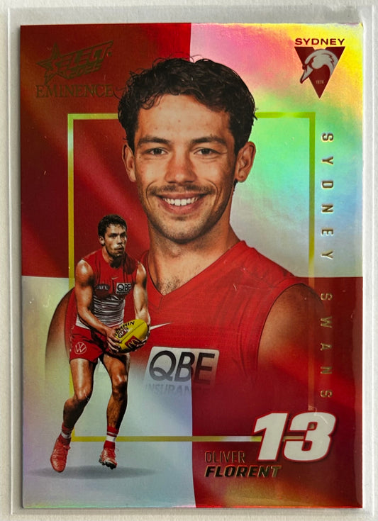 2025 AFL Select Eminence - OLIVER FLORENT (SYDNEY SWANS) Colours /190 C184