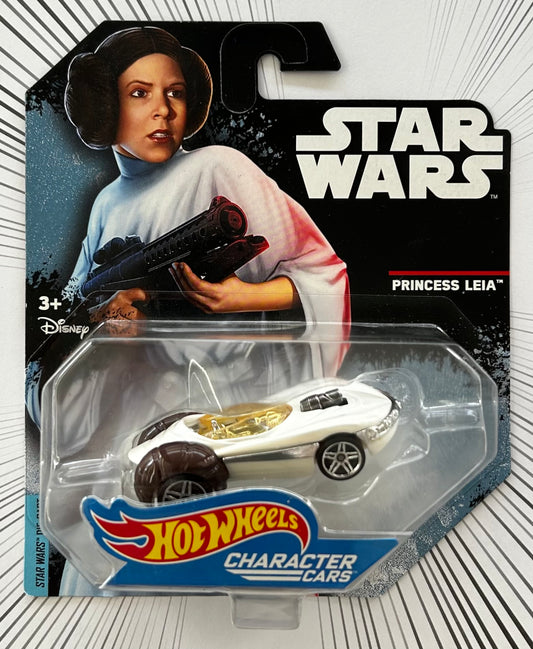 Mattel Hot Wheels Diecast Character Cars 1:64 - Princess Leia Star Wars