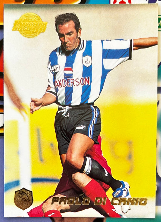 Merlin's Premier Gold 99 Trading Cards - PAULO DI CANIO (SHEFFIELD WEDNESDAY) #121