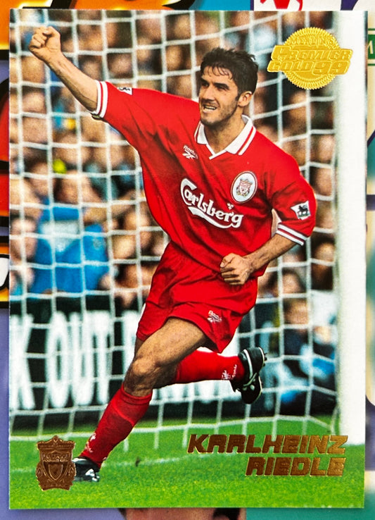 Merlin's Premier Gold 99 Trading Cards - KARL-HEINZ RIEDLE (LIVERPOOL) #82
