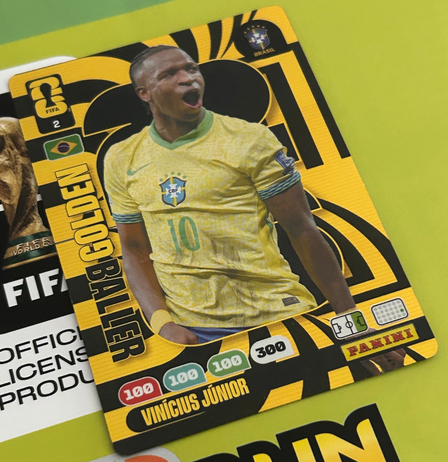 Panini FIFA World Cup 2026 Adrenalyn XL - VINICIUS JUNIOR (BRAZIL) Golden Baller #2
