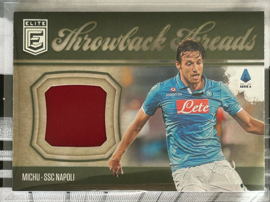 2019-20 Panini Chronicles Elite Soccer - MICHU (SSC NAPOLI) Throwback Threads Patch ET-M